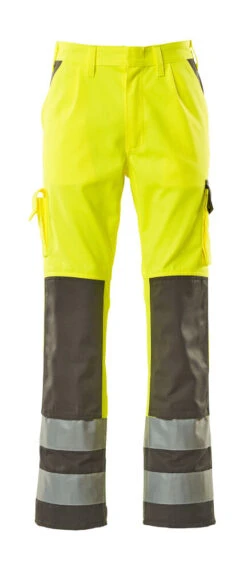 Mascot Olinda Hi-Vis Work Trousers Yellow/Grey (Various Sizes)