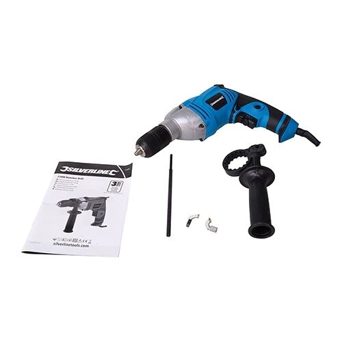Silverline Silverstorm 710w Hammer Drill 240v - Image 3
