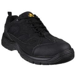 Amblers FS214 Safety Work Trainer Shoes Black (Sizes 4-13)