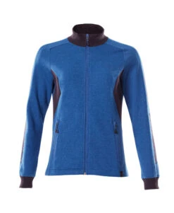 Mascot Accelerate Womens Full Zip Work Sweatshirt Jumper Blue (Sizes XS-4XL)