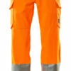 Mascot Safe Hi-Vis Work Trousers Orange (Various Sizes)