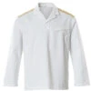 Mascot Food & Care Smock Over Shirt White/Yellow (Sizes XS-6XL)
