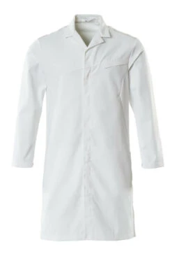 Mascot Food & Care Over Coat White (Sizes XS-6XL)