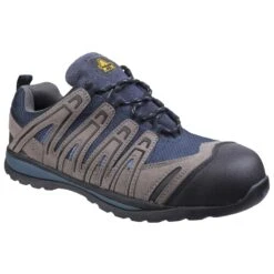 Amblers FS34C Lightweight Safety Trainer Shoes Blue (Sizes 4-12)