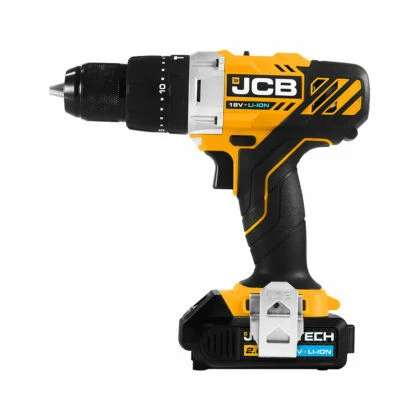 JCB Cordless 18v Combi Drill With 2 X 2.0Ah Li-Ion Batts - Image 2
