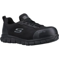 Skechers Sure Track Jixie Womens Safety Work Trainer Shoes Black (Sizes 3-8)