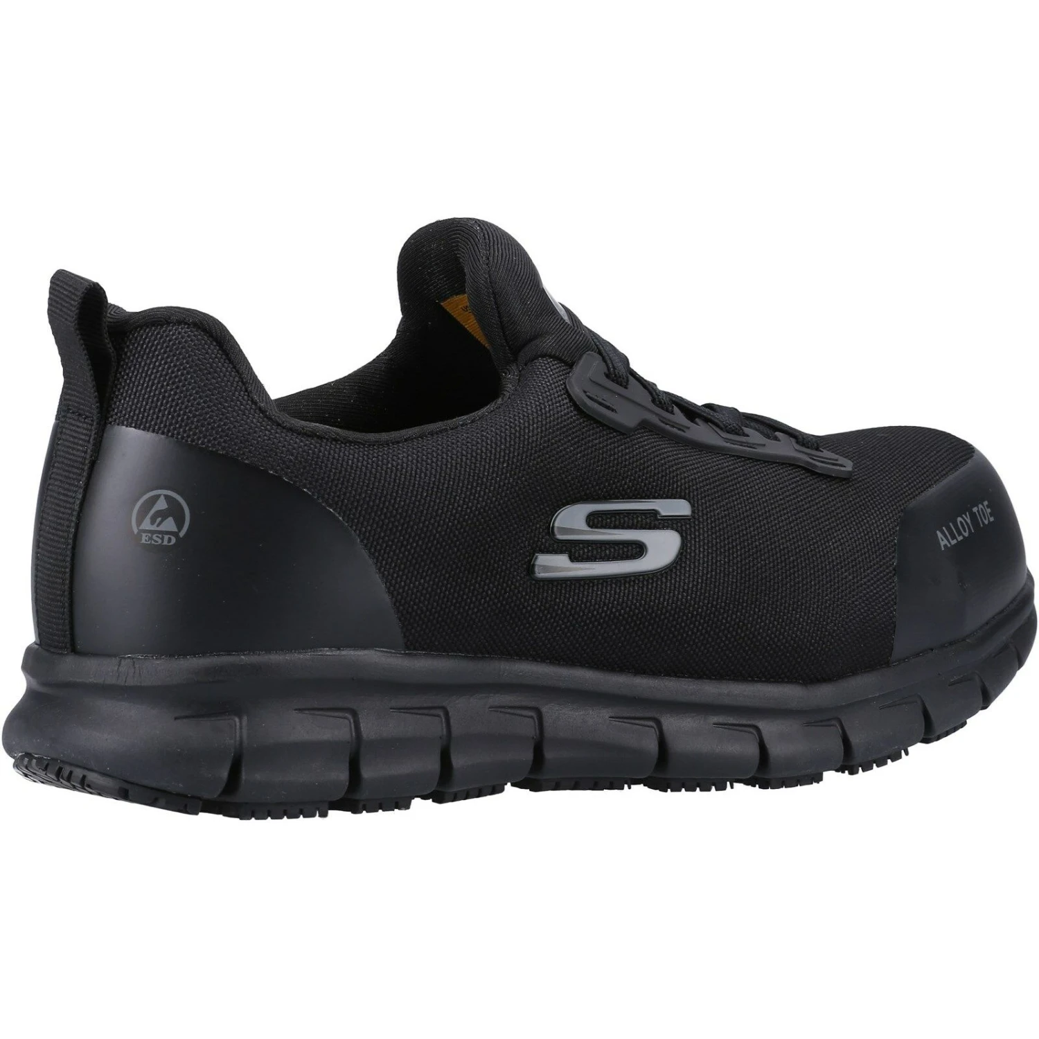 Skechers Sure Track Jixie Womens Safety Work Trainer Shoes Black (Sizes 3-8) - Image 2