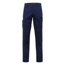 Hard Yakka Raptor Slim Fit Active Work Trousers Navy (Various Sizes)