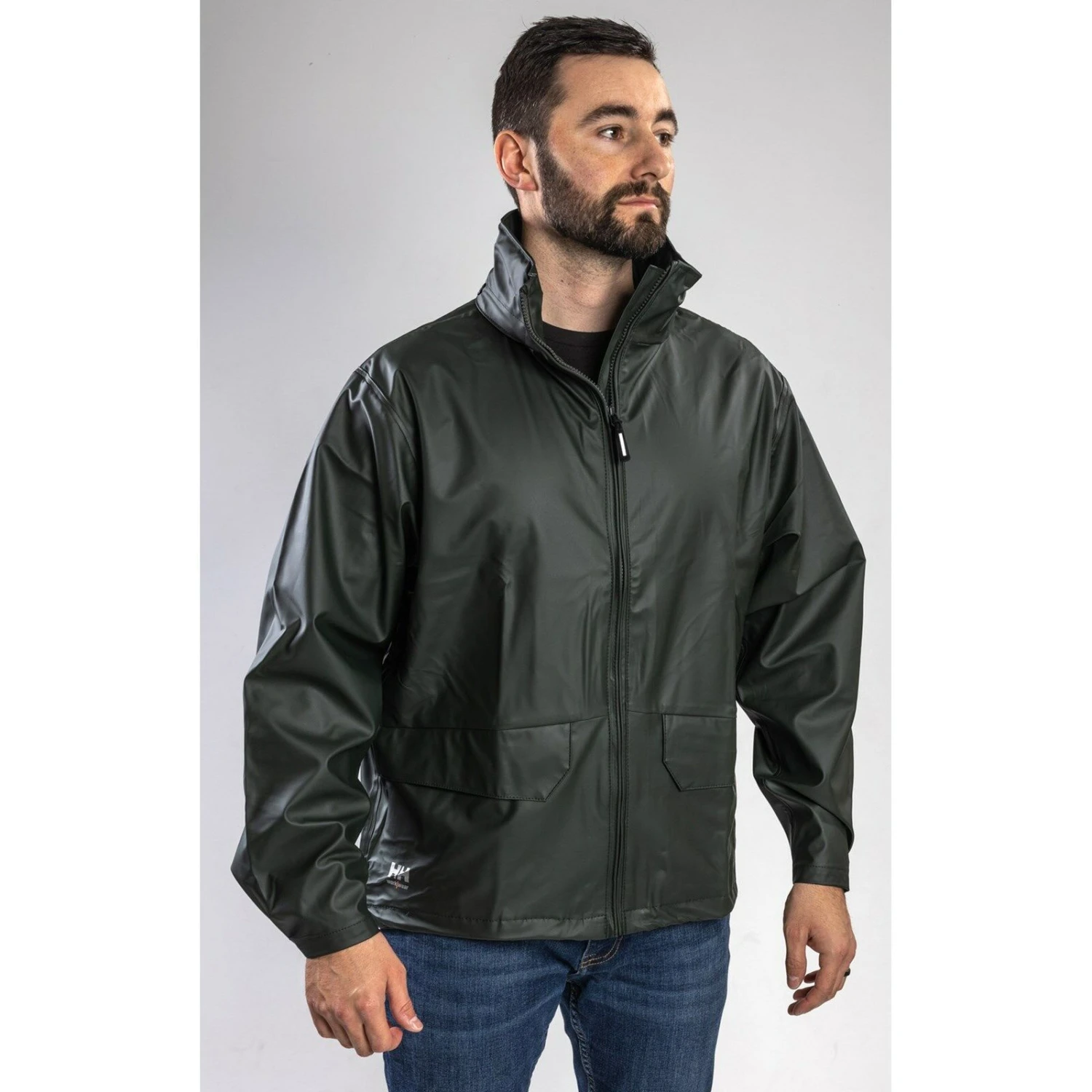 Helly Hansen Voss Waterproof Work Jacket Green (Sizes S-2XL)