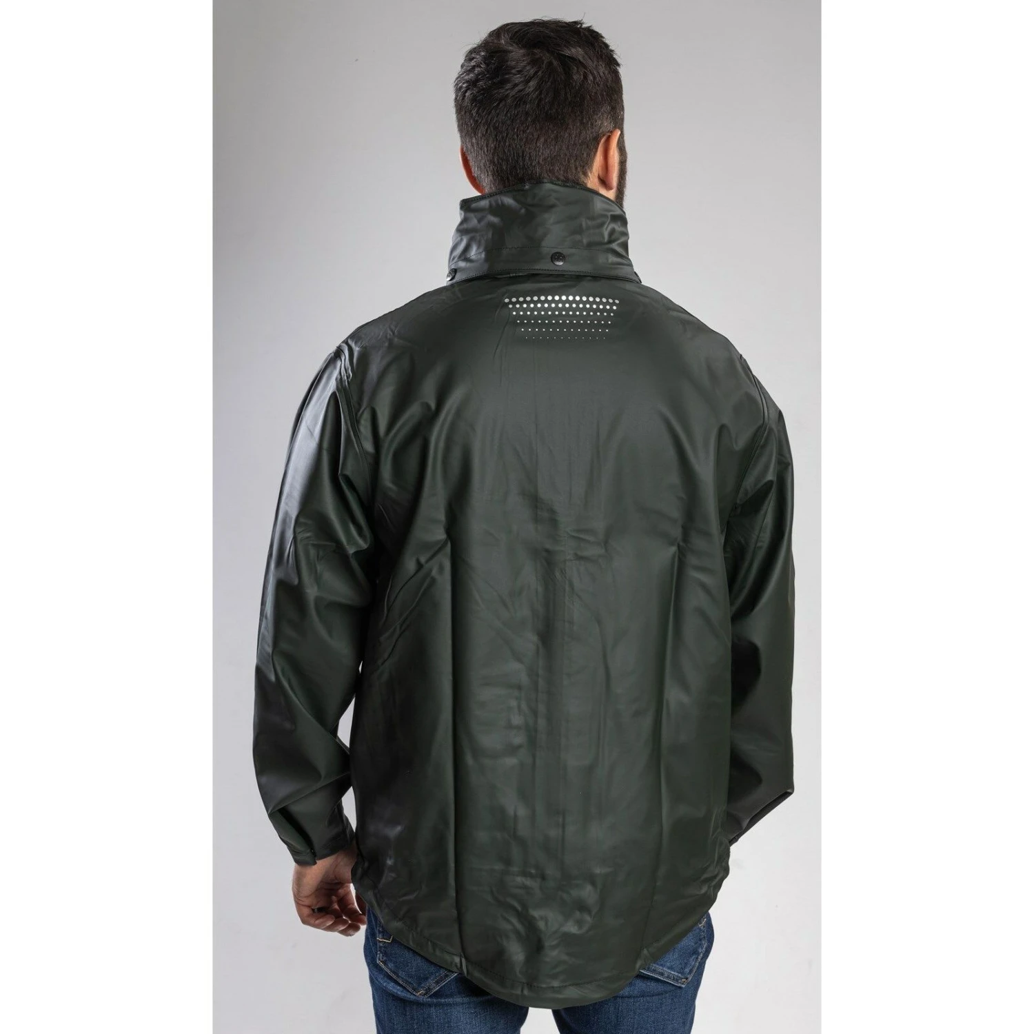 Helly Hansen Voss Waterproof Work Jacket Green (Sizes S-2XL) - Image 2