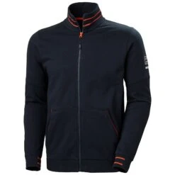 Helly Hansen Kensington Full Zip Work Jumper Navy (Sizes S-2XL)
