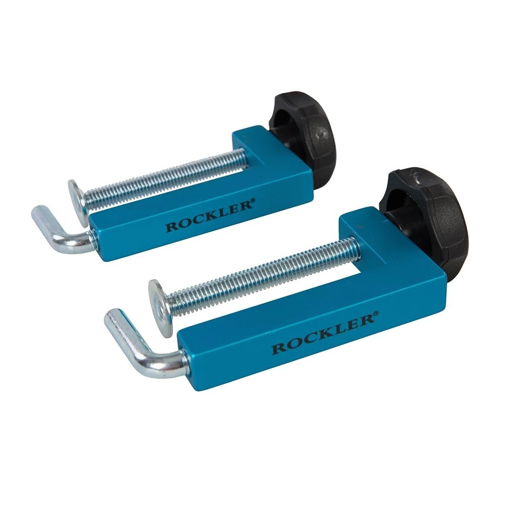 Rockler Compact & Lightweight Universal Fence Clamps 12.4mm To 146mm Travel (Pack Of 2)