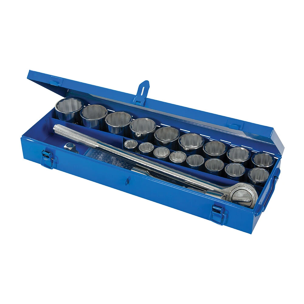 Silverline Socket Set 3/4in Drive Metric 21 Piece