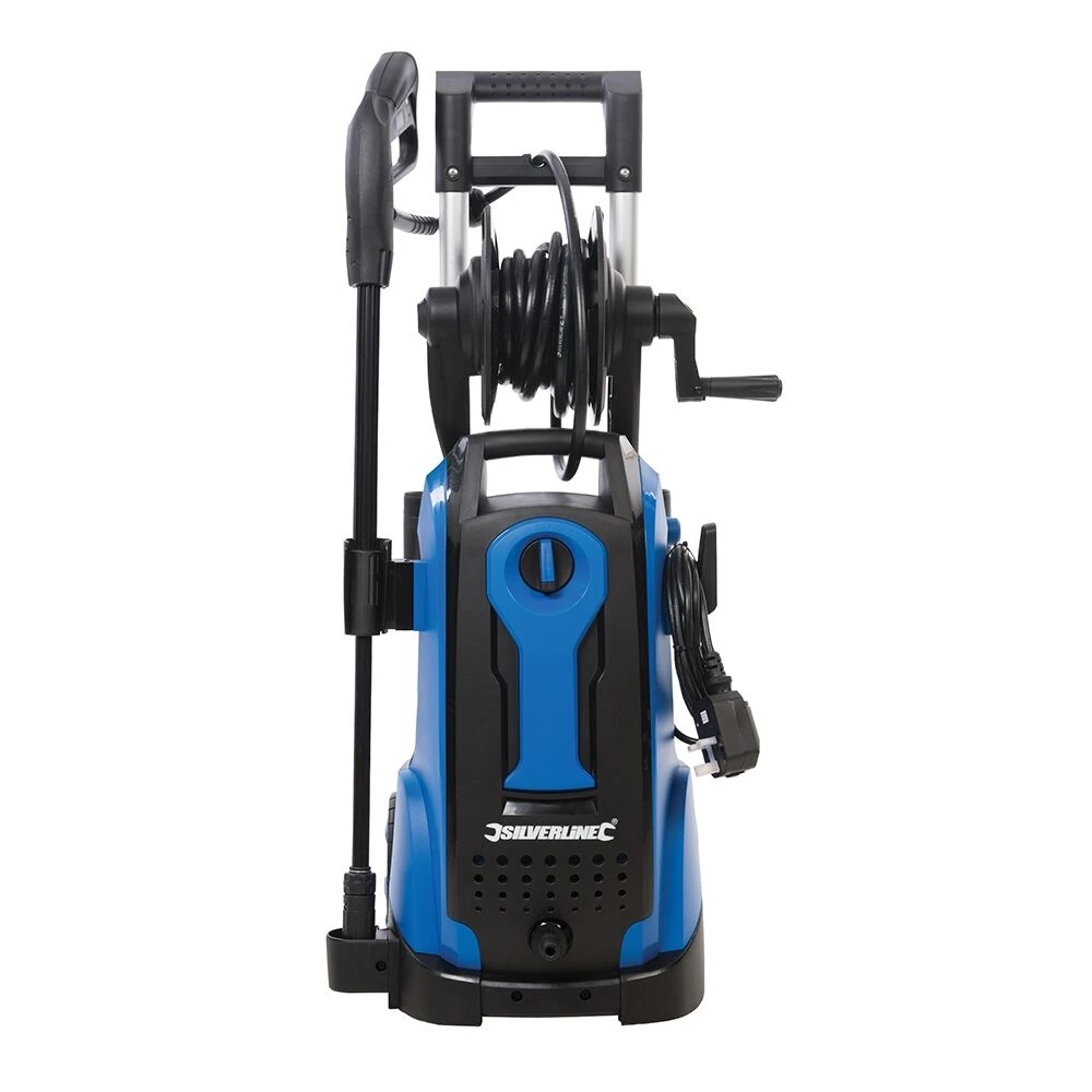 Silverline Air-Cooled Portable Pressure Washer Electric 240v 2100W 165Bar