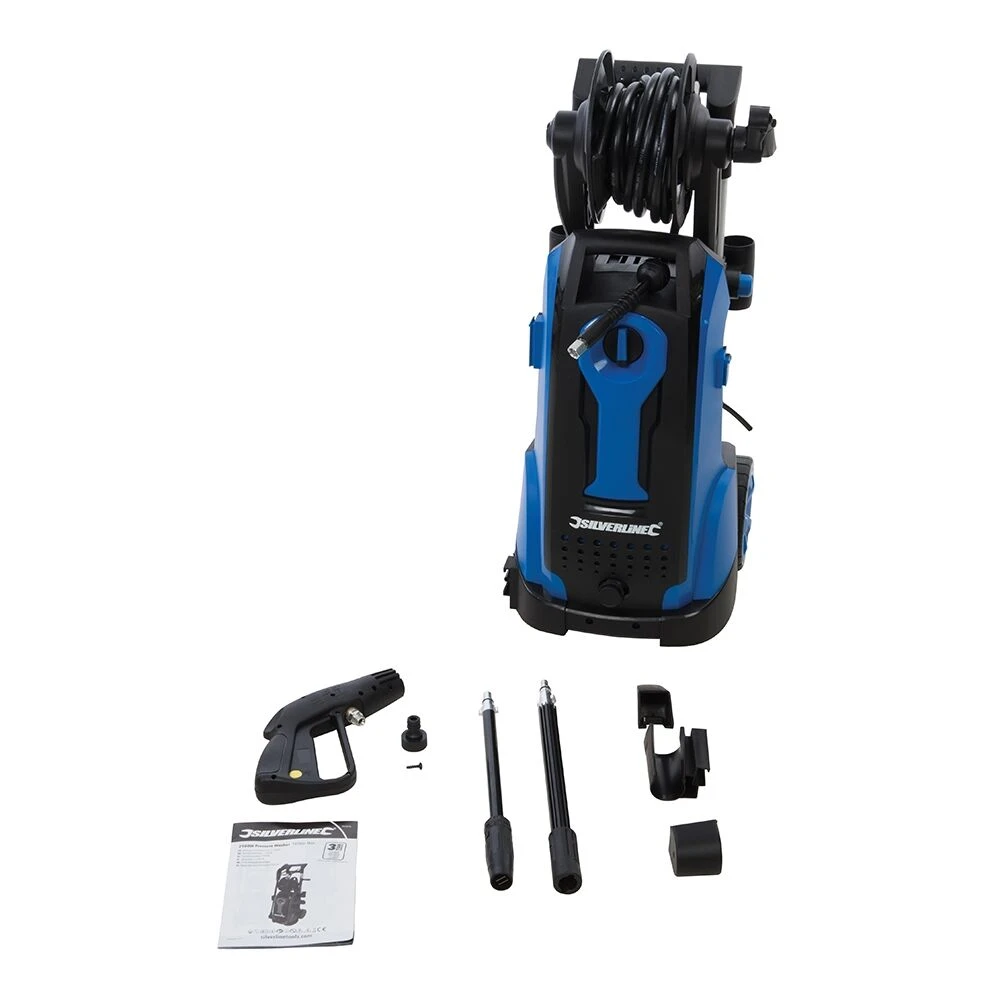 Silverline Air-Cooled Portable Pressure Washer Electric 240v 2100W 165Bar - Image 7