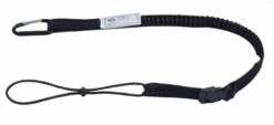 Aresta Bungee Tool Safety Lanyard 2.25kg With Karabiner & Quick Connect Buckle