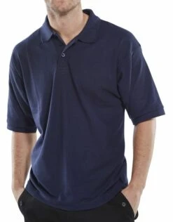 Click Work Polo Shirt Navy (Sizes XS-4XL)