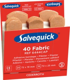 Salvequick Fabric Plasters Refill (Pack Of 6)