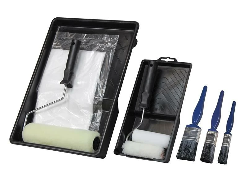 Faithfull Painting & Decorating Roller & Paint Brush Set 11-Piece - Image 2