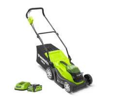 Greenworks G40LM35K2 Cordless 40v Lawn Mower 35cm/14in With Battery