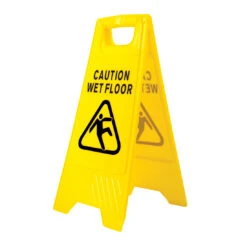 Portwest Wet Floor Warning Sign Yellow
