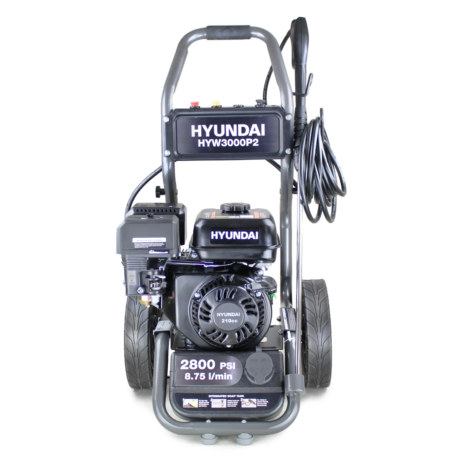 Hyundai HYW3000P2 Petrol 210cc Pressure Washer 2800psi - Image 2