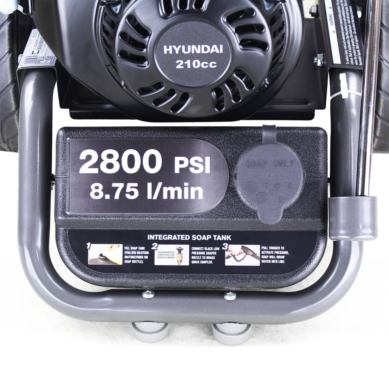 Hyundai HYW3000P2 Petrol 210cc Pressure Washer 2800psi - Image 4