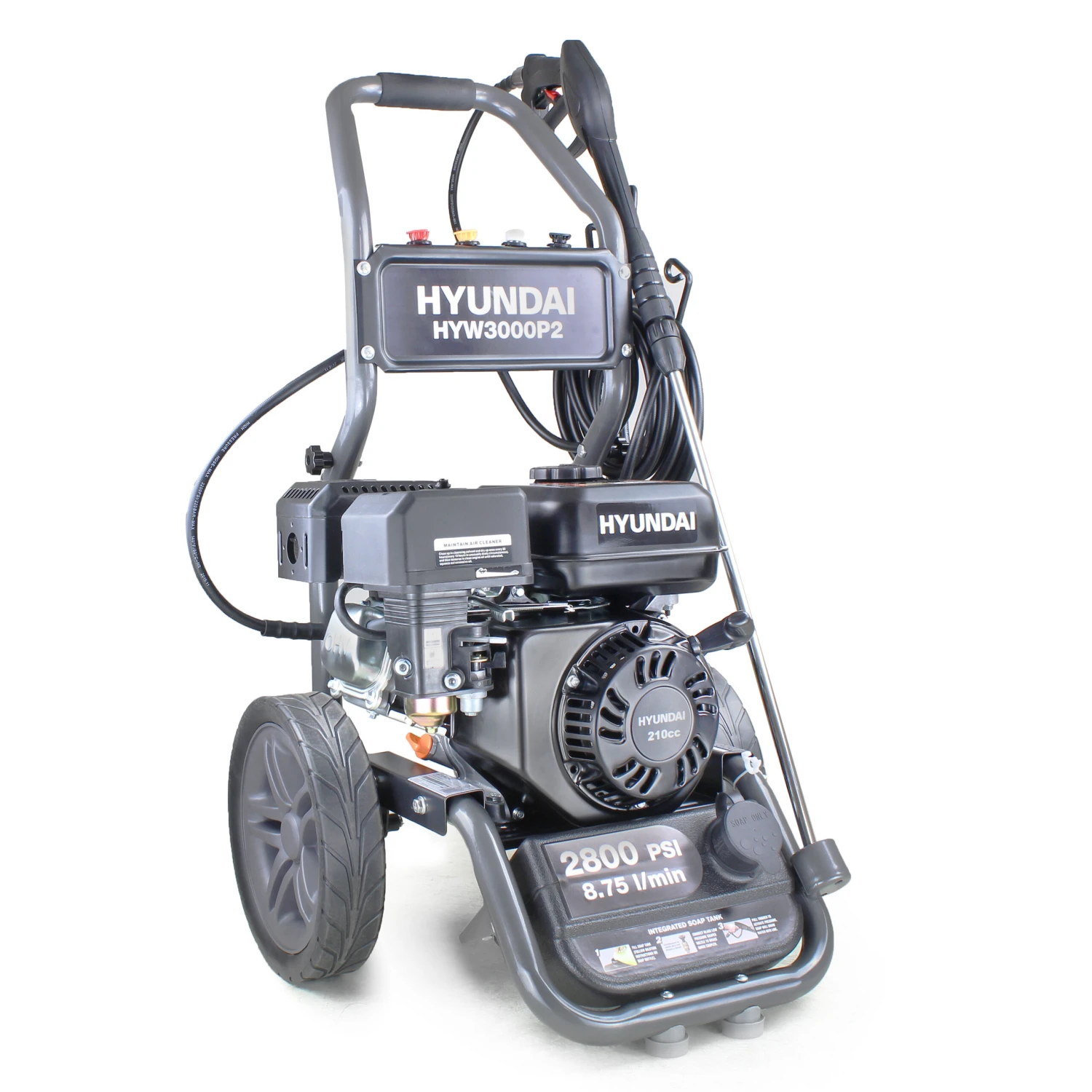 Hyundai HYW3000P2 Petrol 210cc Pressure Washer 2800psi