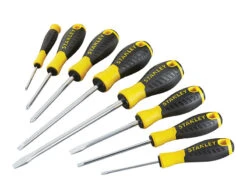 Stanley Essential Slotted & Phillips Screwdriver Set 8-Piece