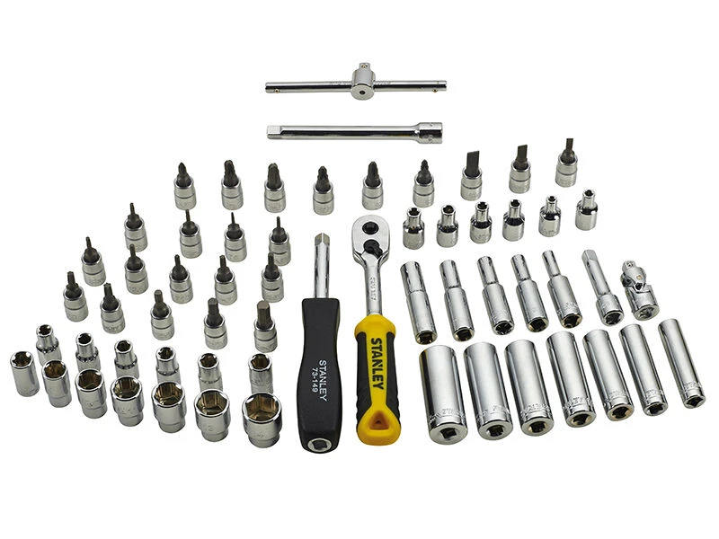 Stanley Metric Trans System 1/4in Drive Socket Set 60-Piece - Image 2