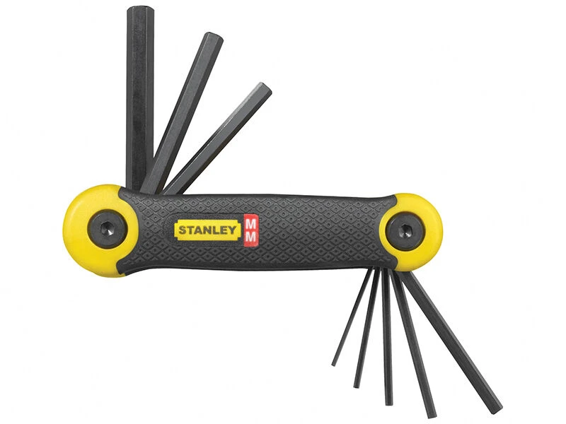 Stanley Metric Folding Hex Key Set 8-Piece 1.5 - 8mm