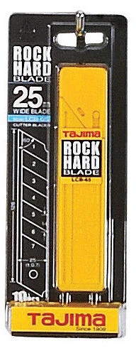 Tajima Rock Hard Blade Dispenser 25mm Pack Of 10