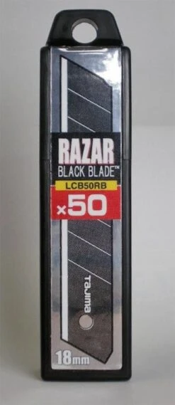 Tajima Razar Black Blade Dispenser 18mm Pack Of 50
