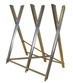 Handy Foldable Serrated Edged Saw Horse For 12in/30cm Diameter Logs