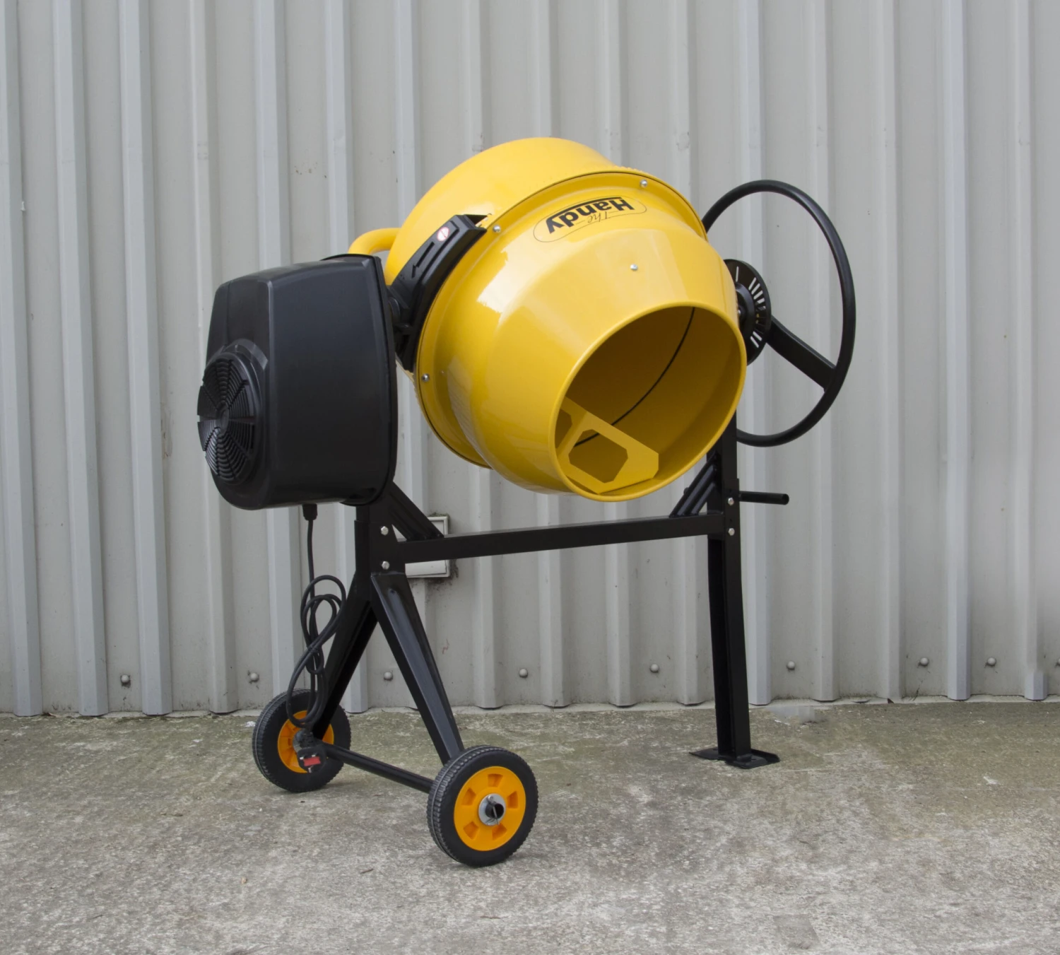Handy LCHCM H-Frame Electric Drum Cement Mixer Minimix 240v - Image 3