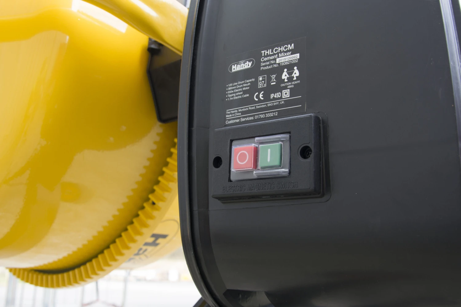 Handy LCHCM H-Frame Electric Drum Cement Mixer Minimix 240v - Image 6