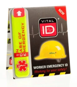 Vital Emergency ID Standard For Hard Hat (ICE)