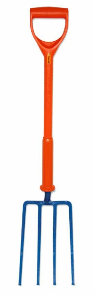 Defiance Polyfibre Fully Insulated Treaded 4-Prong Contractors Fork