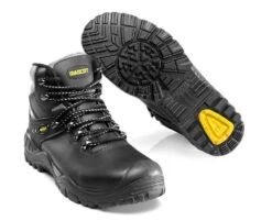 Mascot Elbrus Safety Work Boots Black/Yellow (Sizes 6-10.5)