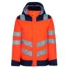 Regatta Professional Hi-Vis Waterproof Thermogen Heated Coat Jacket Orange/Navy Blue (Sizes S-3XL)