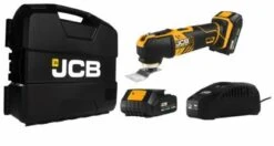 JCB Cordless 18v Multi-Tool With 2x 2.0Ah Li-Ion Batts & Case