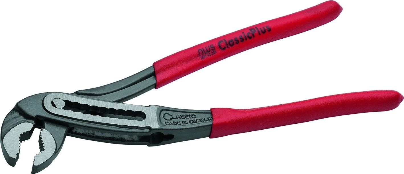 NWS ClassicPlus Waterpump Pliers With Wide Opening & Dipped Handles (Various Sizes)