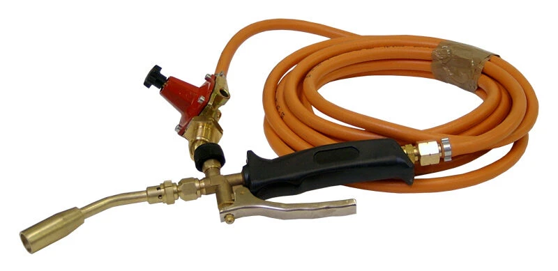 Plumbers Gas Burning Torch Kit With Regulator