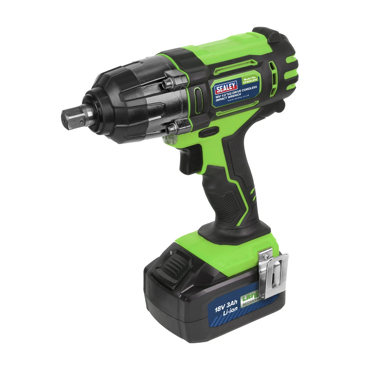 Sealey Cordless Impact Wrench 1/2in & Li-Ion 3.0Ah Battery