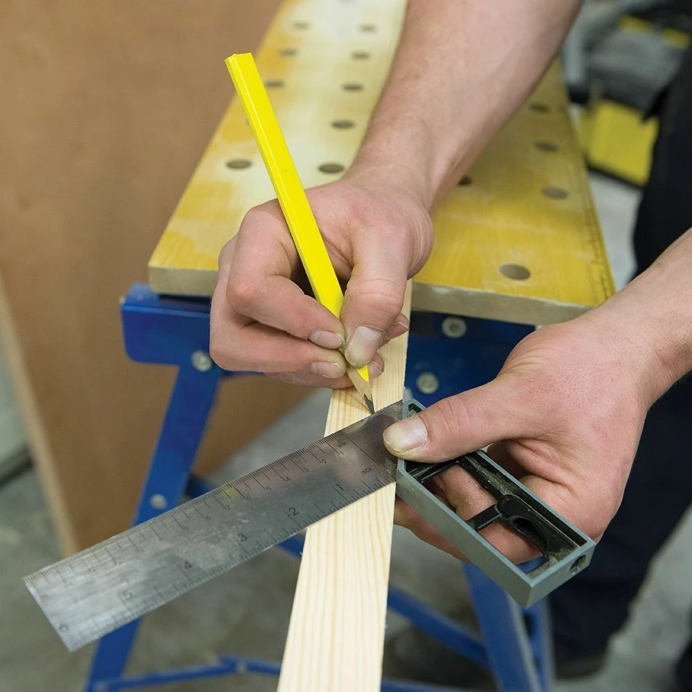 Silverline Carpenters Pencils & Sharpener Set 13 Piece - Image 4