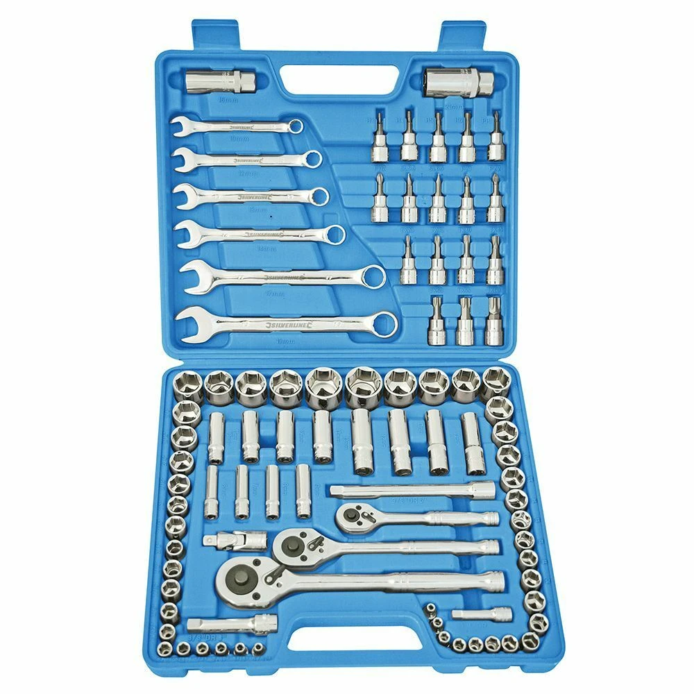 Silverline Mechanics Tool Set 90 Piece - Image 2