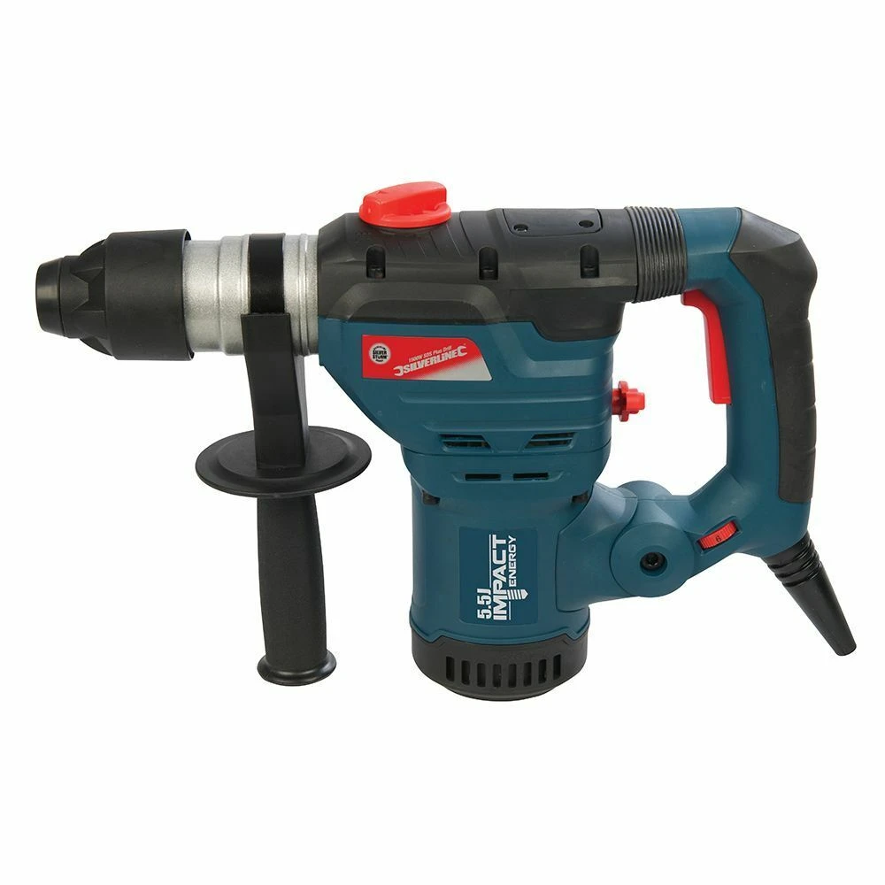 Silverline Silverstorm 1500w SDS Plus Combi Hammer Drill 240v - Image 2