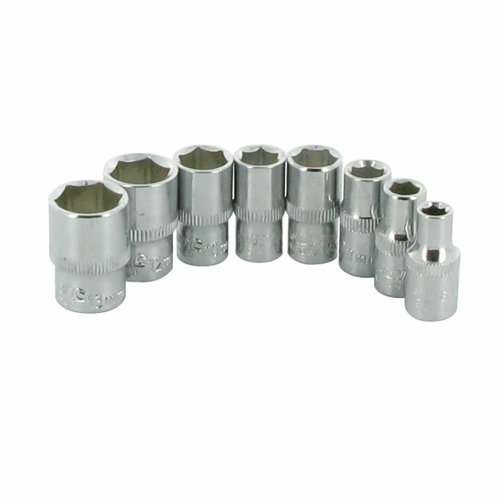 Silverline Socket Set 1/4in Drive Metric 8 Piece (5-13mm) - Image 3