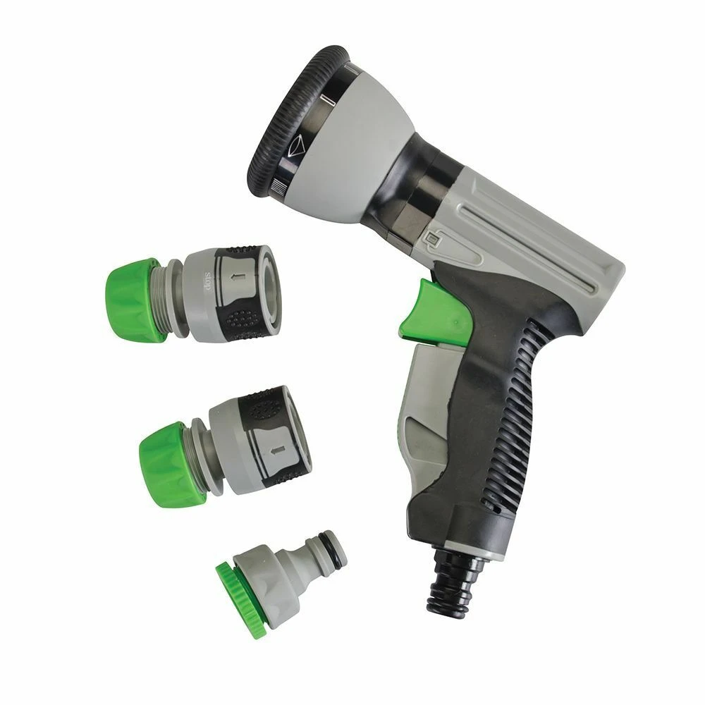 Silverline Soft-Grip Spray Gun Quick Connect Set 5 Piece - Image 2