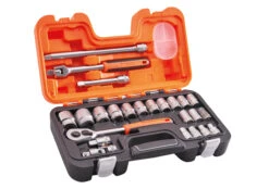 Bahco Dynamic Socket Wrench Set 1/2in Drive Metric 24-Piece